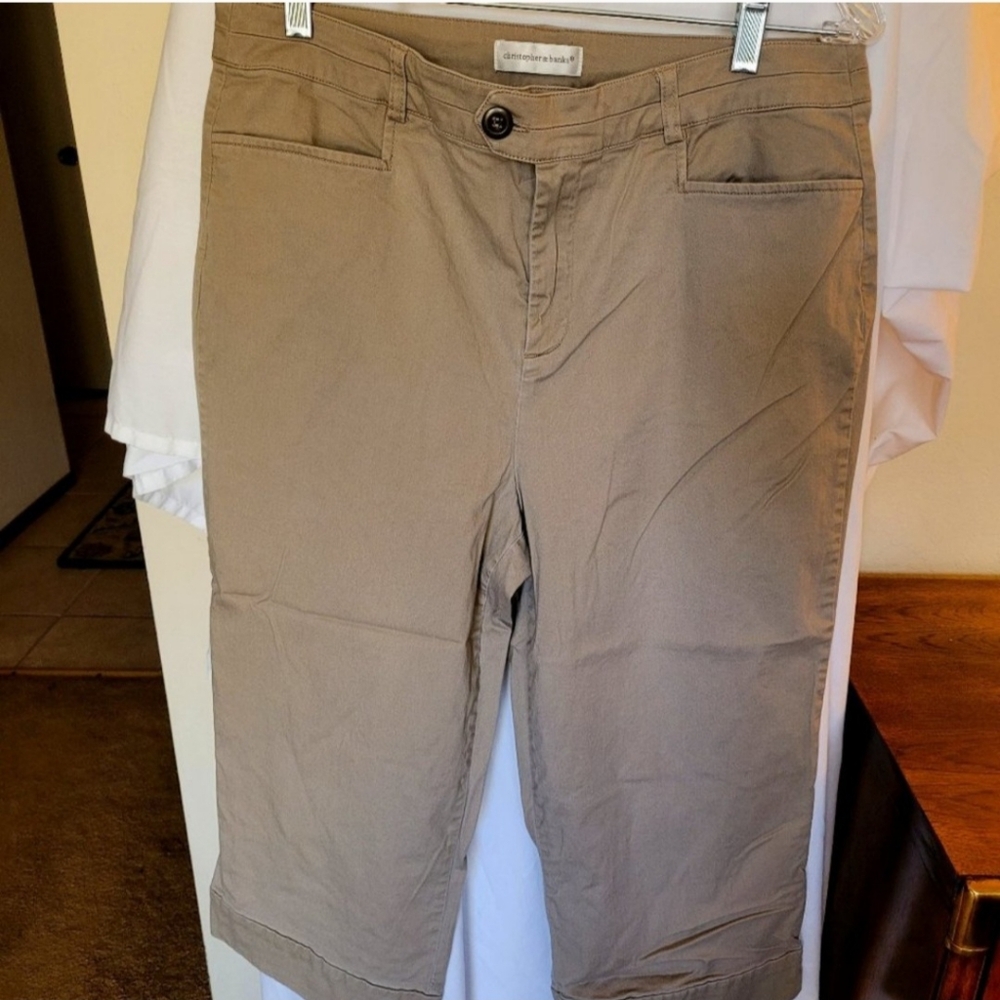 BUY 2, get 1 FREE (SEE DETAILS), Christopher & Banks Capri's, size 12 (305)